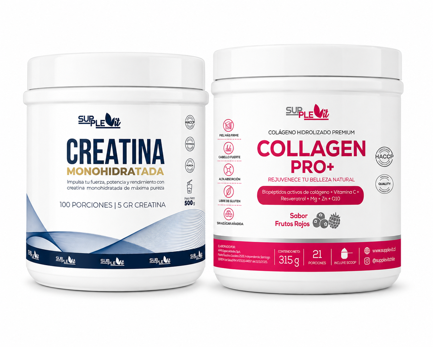 Pack 2 Colágeno+Creatina