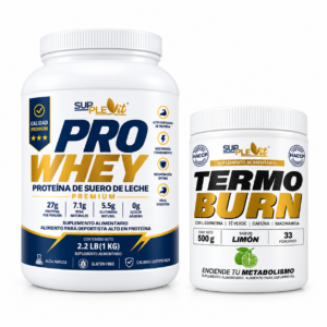 Pack Proteína + Pre entreno Termo Burn